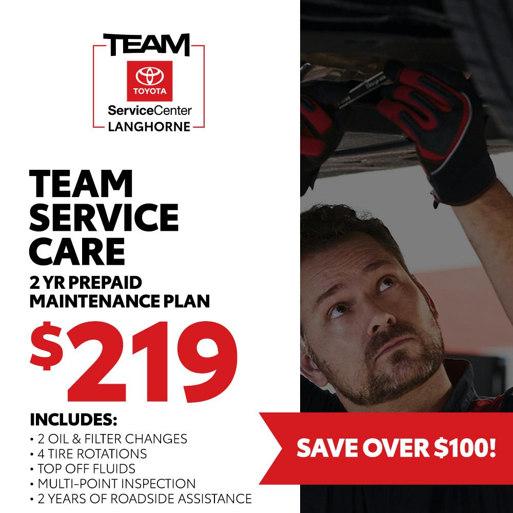 TEAM SERVICE CARE | Team Toyota of Langhorne