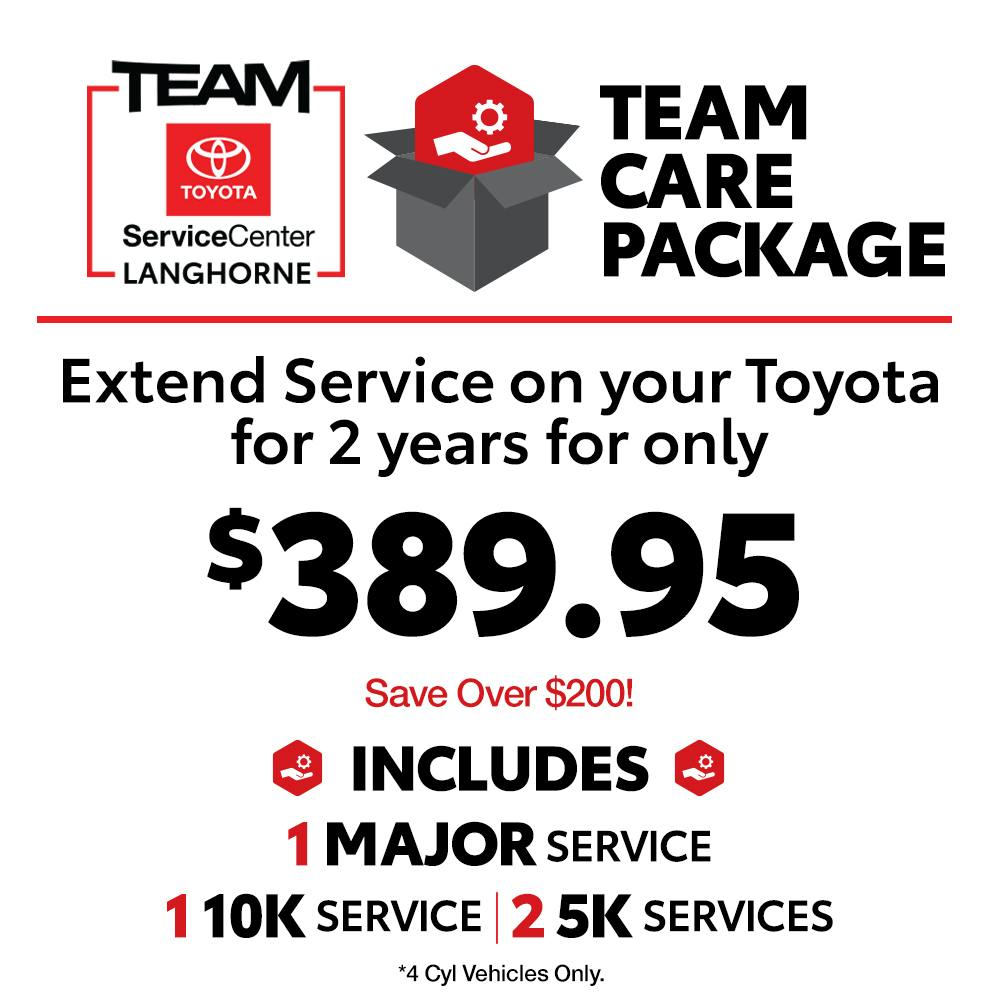 Team Care Package | Team Toyota of Langhorne