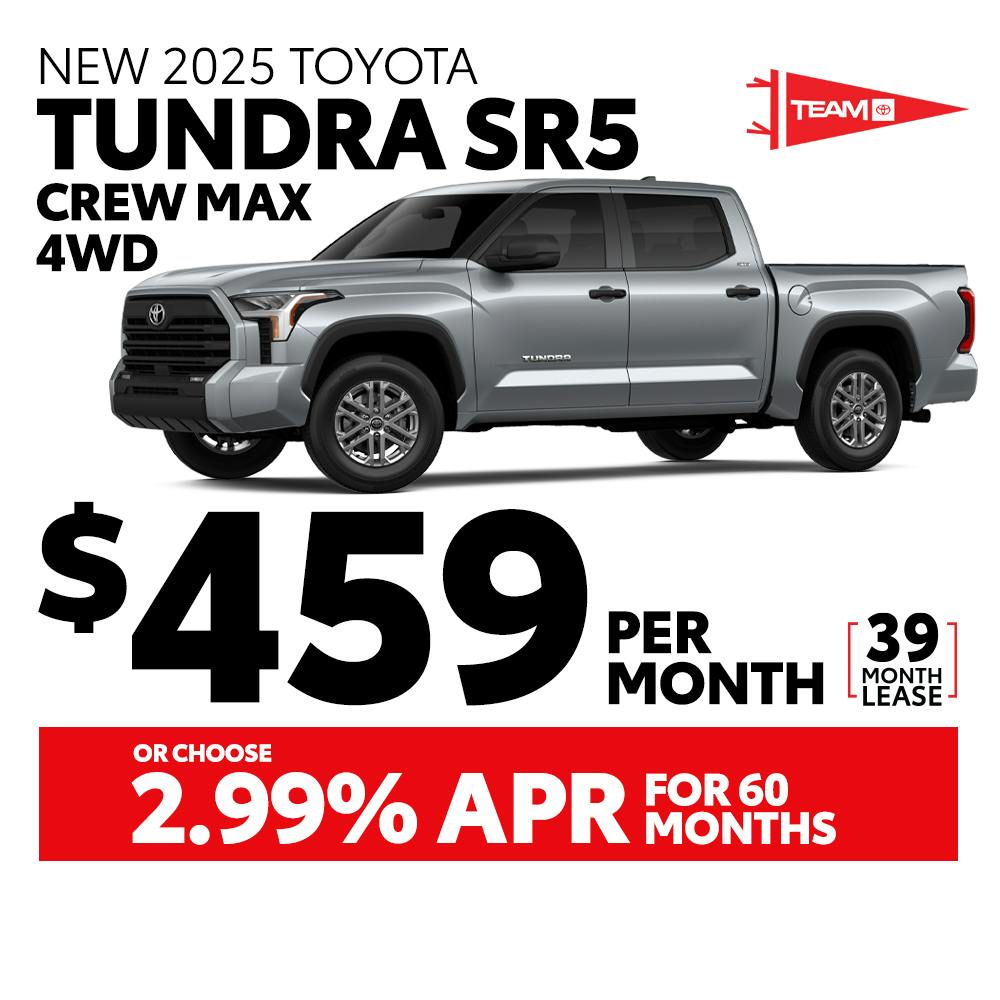 New 2025 Tundra SR5