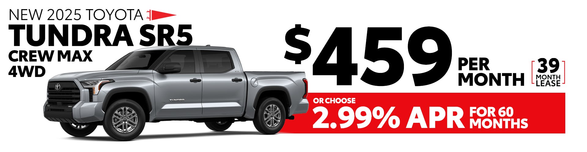 New 2025 Tundra SR5