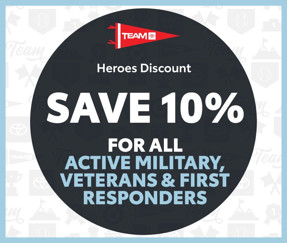 Heroes Discount | Team Toyota of Langhorne