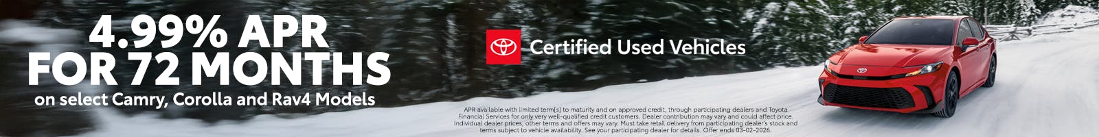 JAN26 Certified Rate | Team Toyota of Langhorne