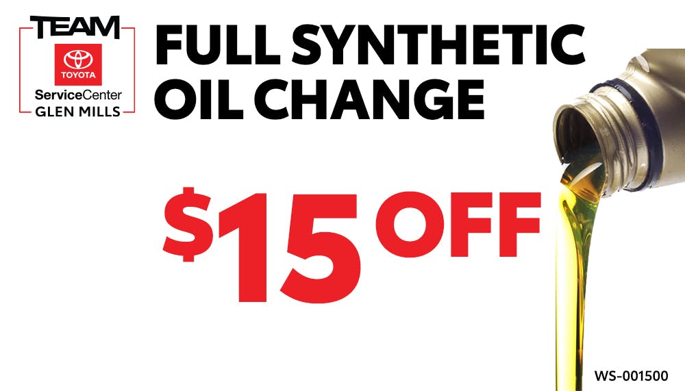 Synthetic Oil Change | Team Toyota of Glen Mills