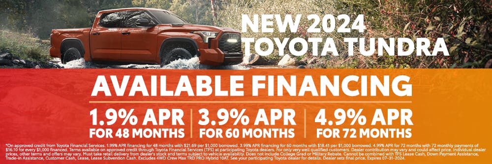 Tundra Financing Offers | Team Toyota of Langhorne