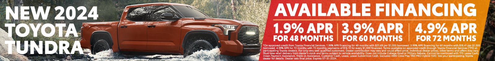 Tundra Financing Offers