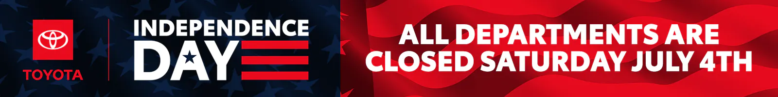 JULY26 CLOSED 4TH OF JULY