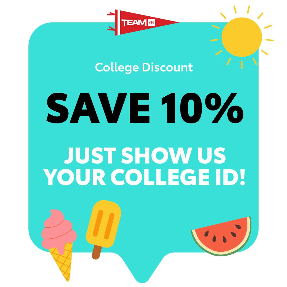 College Student Special | Team Toyota of Langhorne