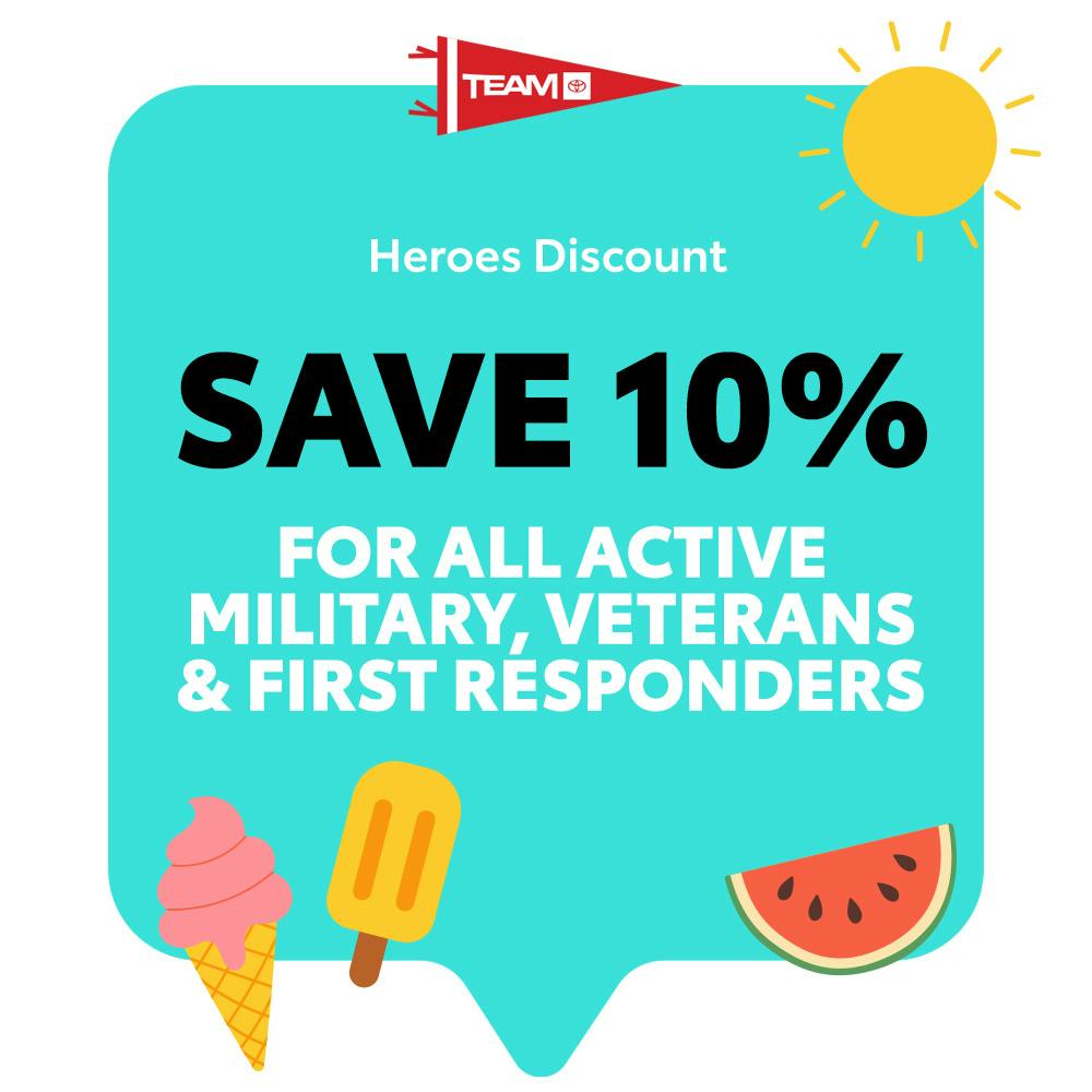 Heroes Discount | Team Toyota of Langhorne