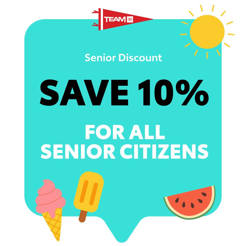Senior Citizen Discount | Team Toyota of Langhorne