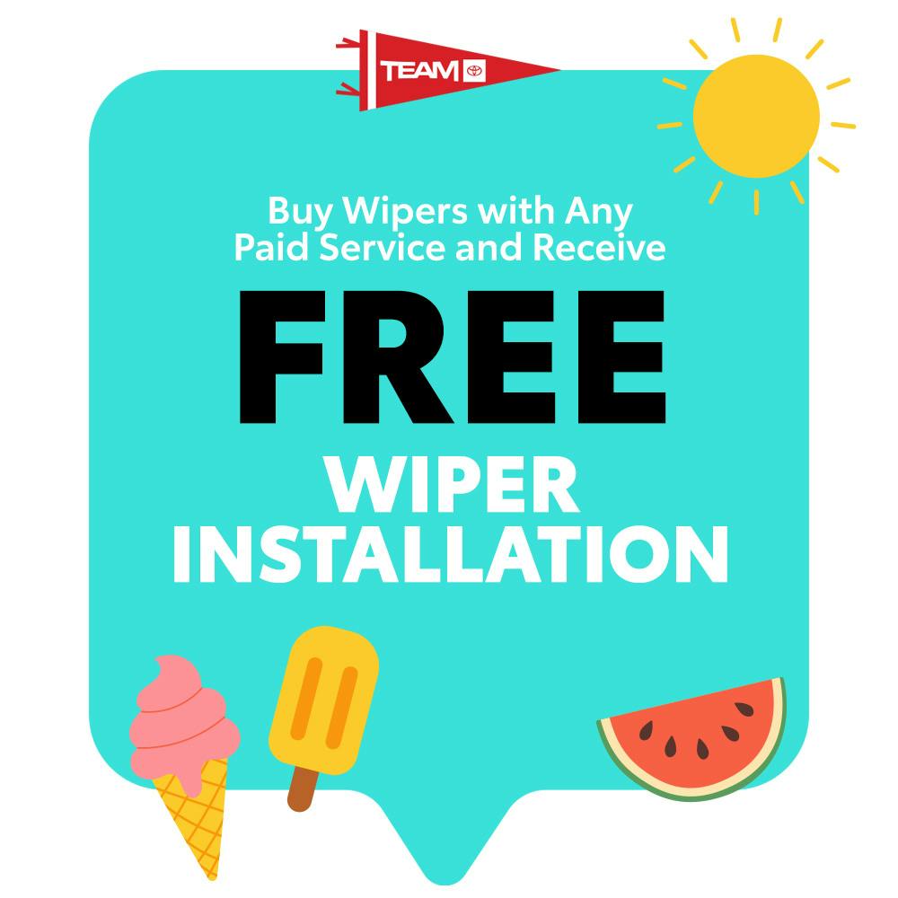 Wiper Special | Team Toyota of Langhorne
