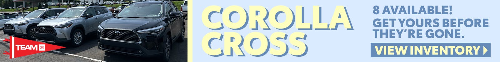 Corolla Cross Available