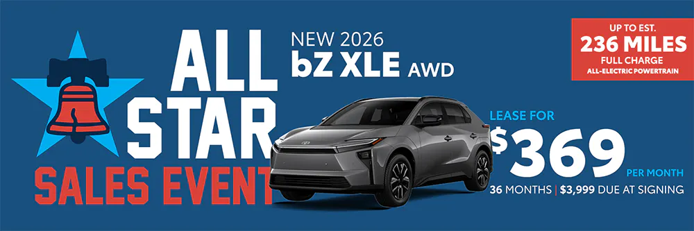 New 2026 bZ | Team Toyota of Langhorne