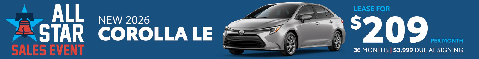 New 2026 Corolla