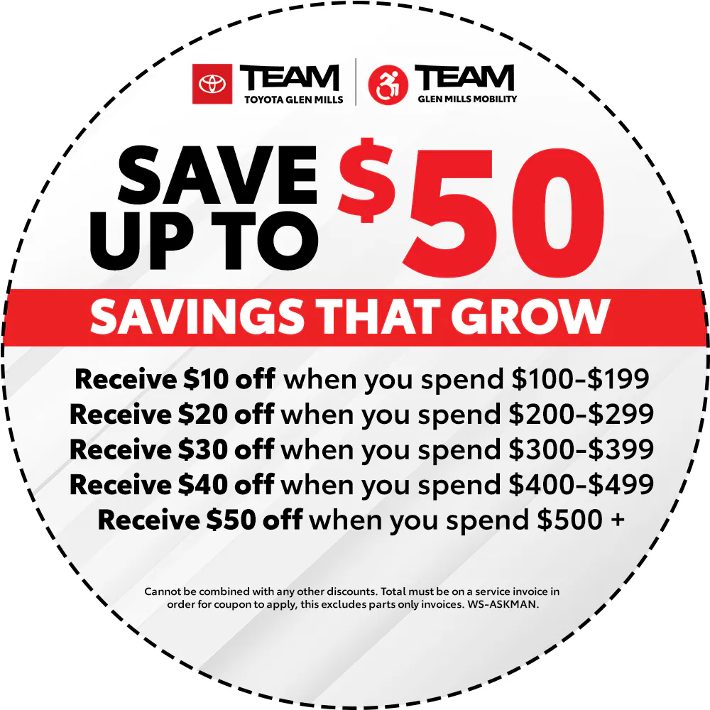 Spend More, Save More | Team Toyota of Glen Mills