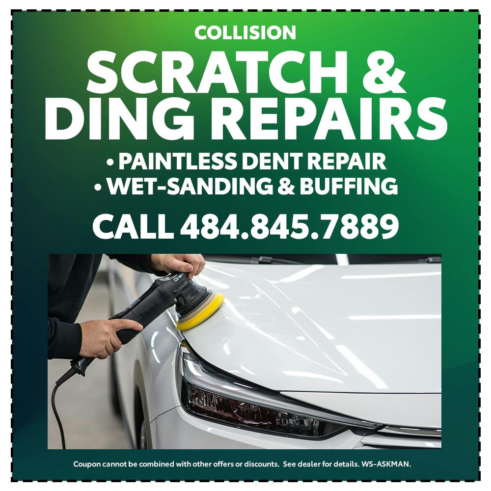 Scratch & Ding Repairs | Team Toyota of Glen Mills