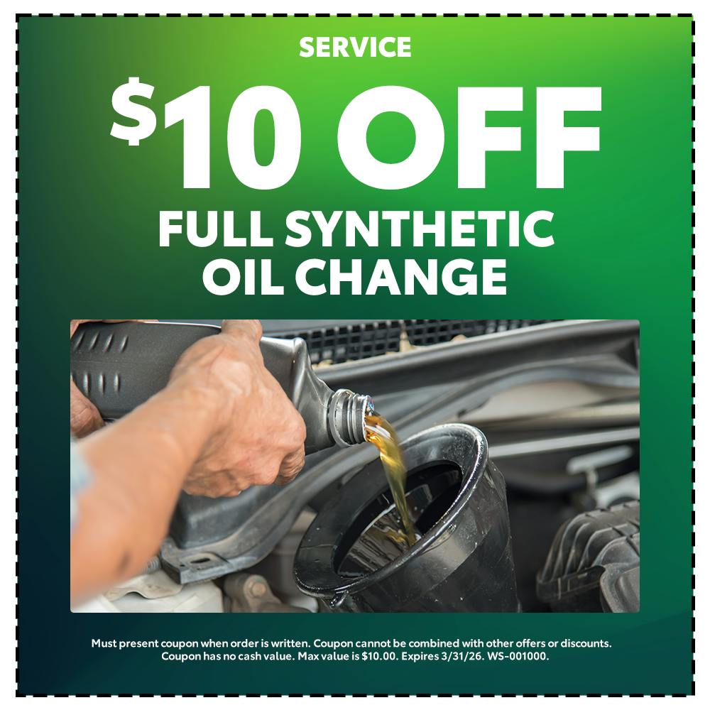 $10 Synthetic Oil Change | Team Toyota of Glen Mills