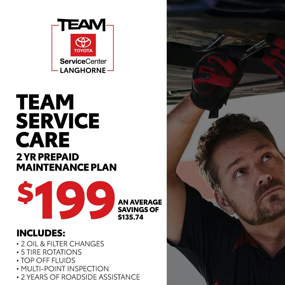 TEAM SERVICE CARE | Team Toyota of Langhorne