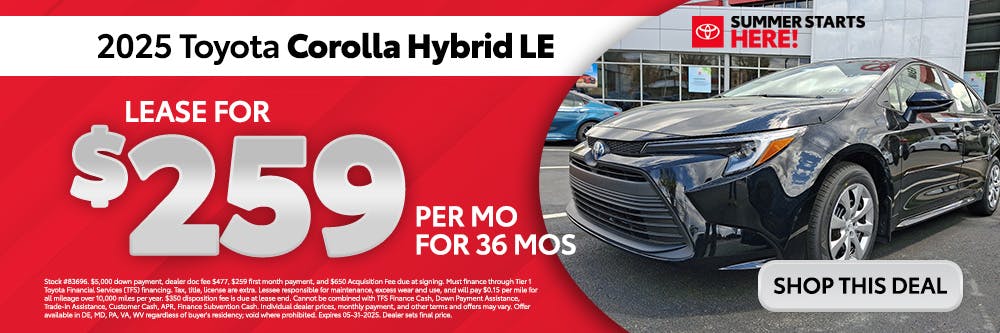 2025 Corolla Hybrid | Team Toyota of Glen Mills