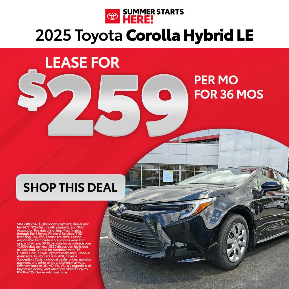 2025 Corolla Hybrid