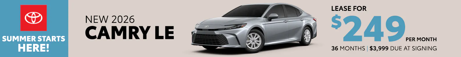 New 2026 Camry