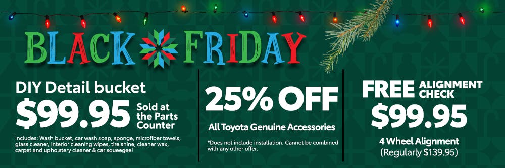 Black Friday Service Banners | Team Toyota of Glen Mills