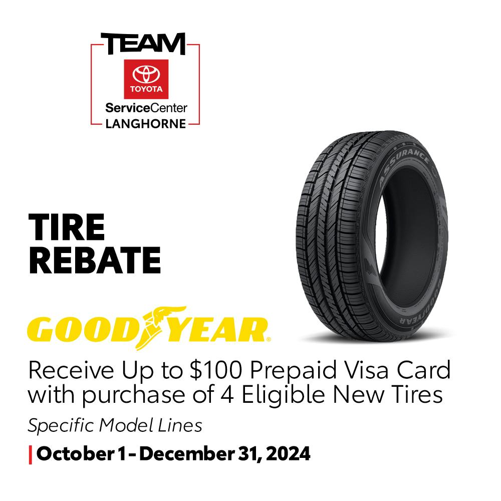 Goodyear Tire Rebate | Team Toyota of Langhorne