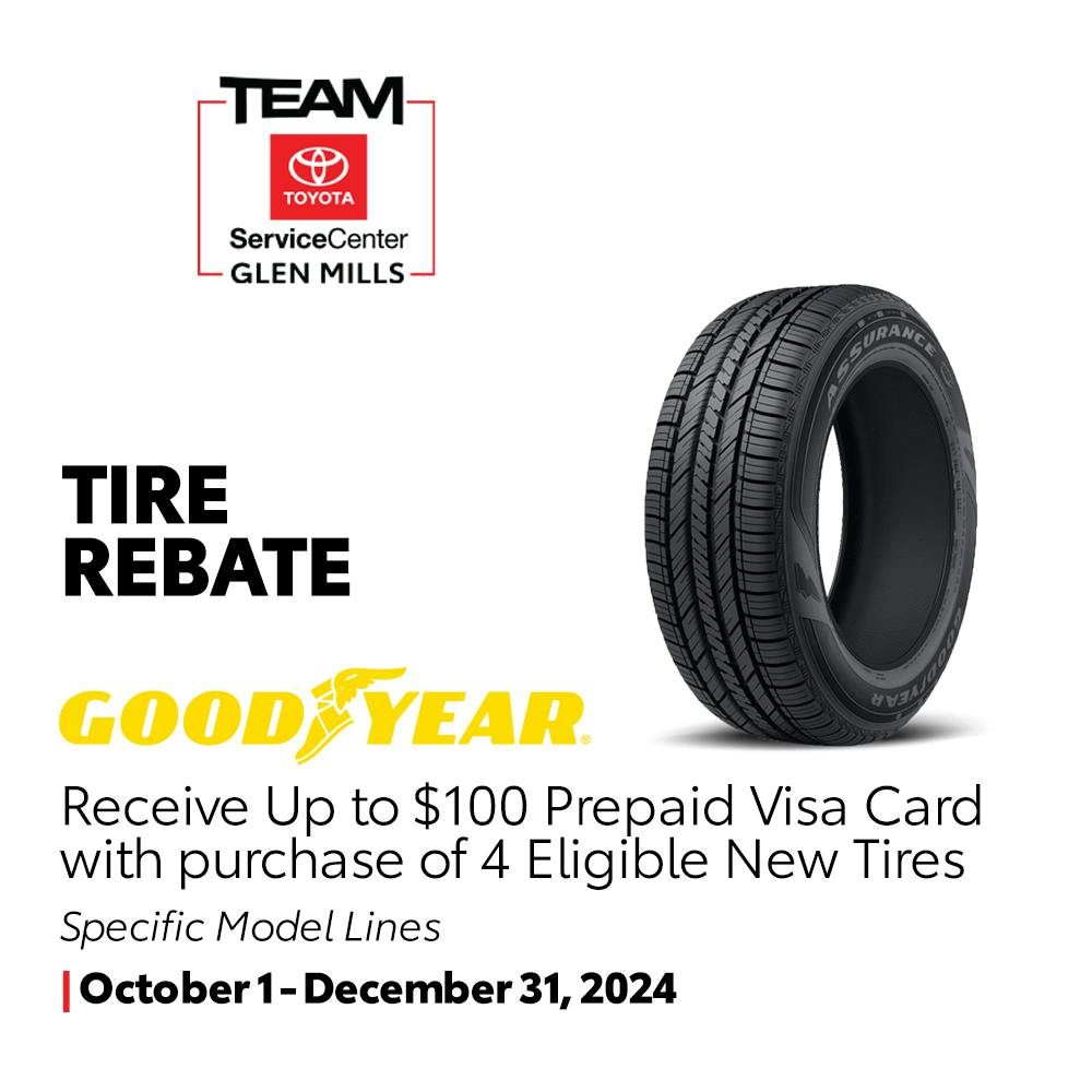 Goodyear Tire Rebate | Team Toyota of Glen Mills