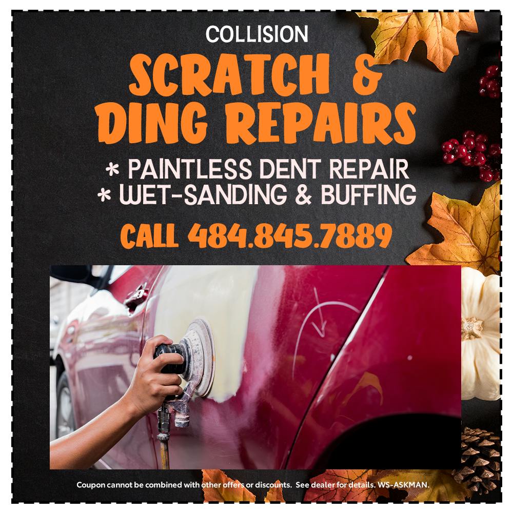 Scratch & Ding Repairs | Team Toyota of Glen Mills