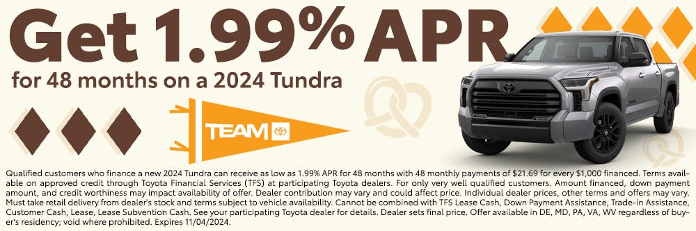 Tundra Gas | Team Toyota of Glen Mills