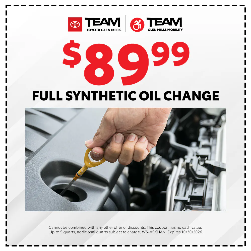 October Oil Change Special | Team Toyota of Glen Mills