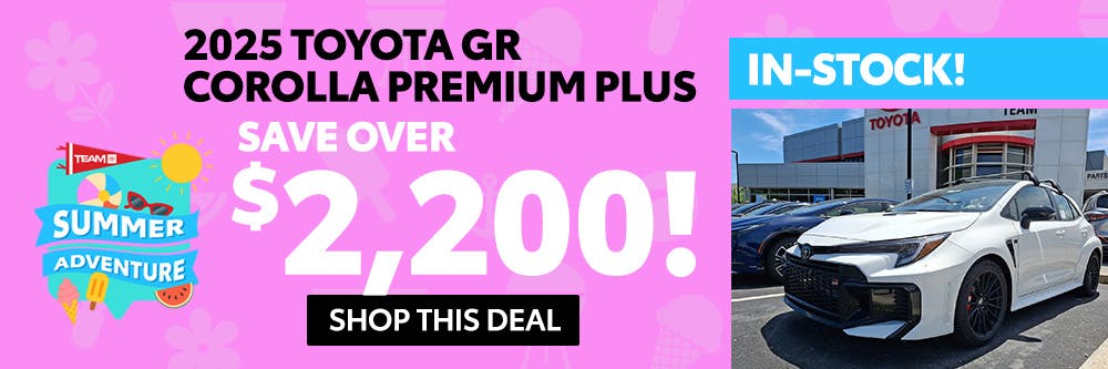 June Corolla GR | Team Toyota of Glen Mills