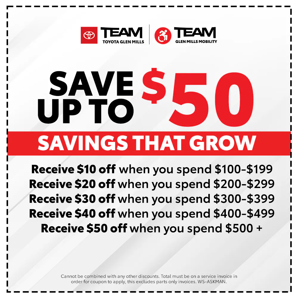 Spend More, Save More | Team Toyota of Glen Mills