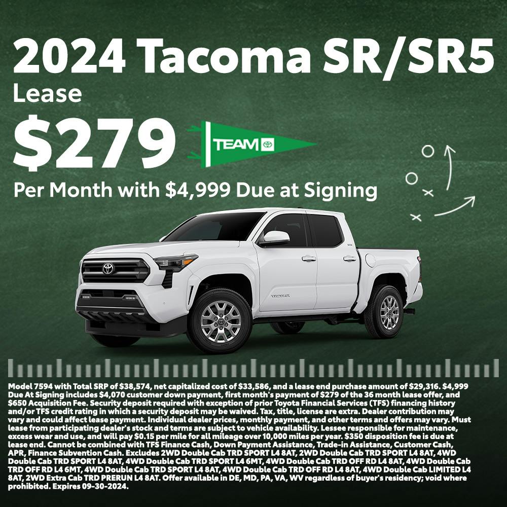 Tacoma SR5 Lease