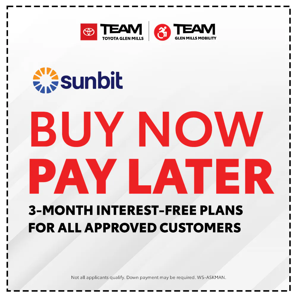 Buy Now Pay Later | Team Toyota of Glen Mills