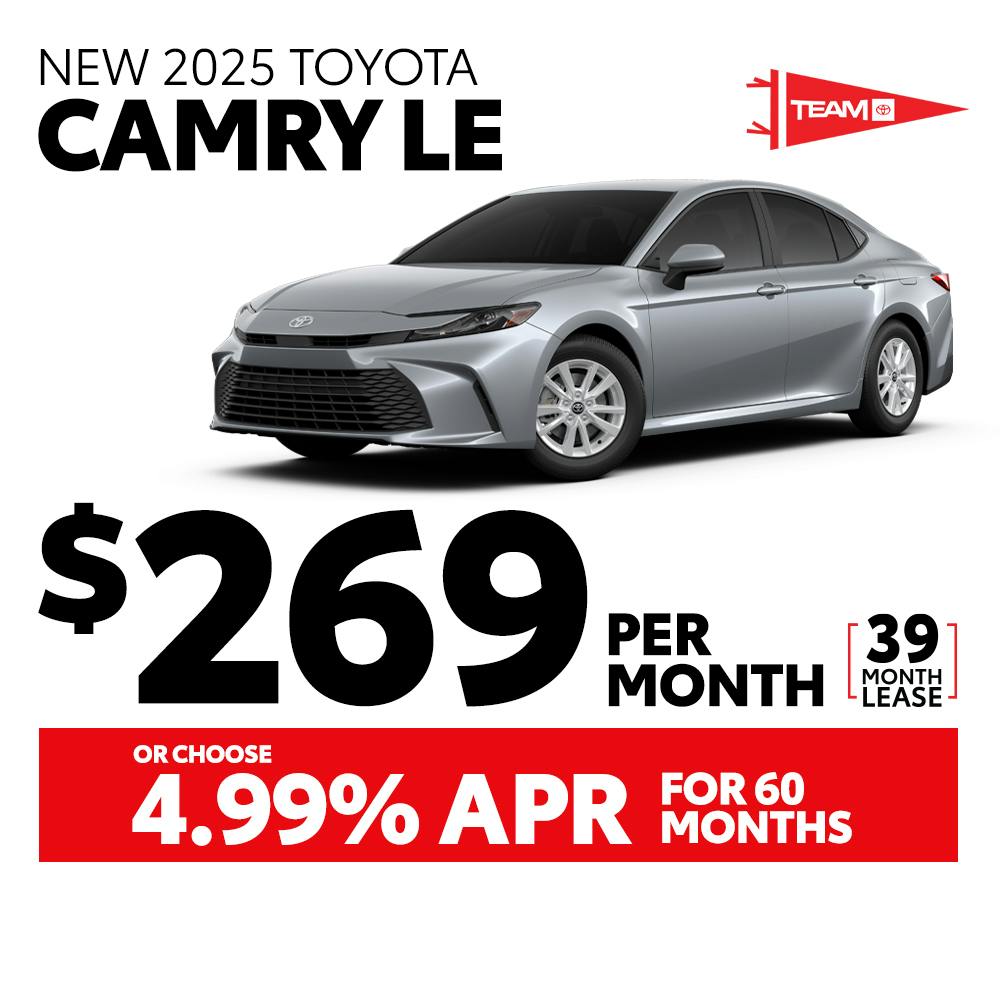 New 2025 Camry LE