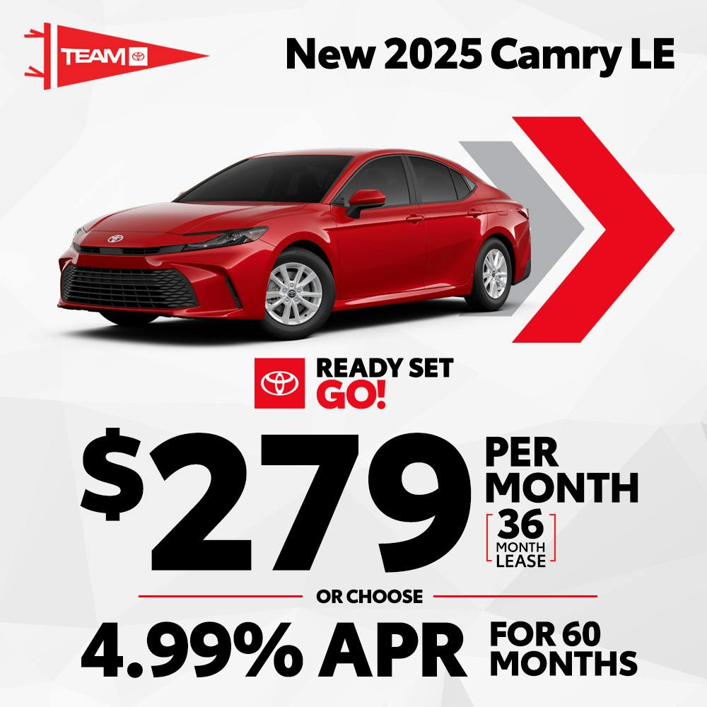 New 2025 Camry LE