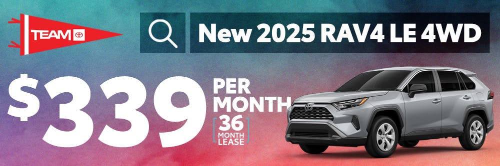 New 2025 Rav4 LE | Team Toyota of Glen Mills