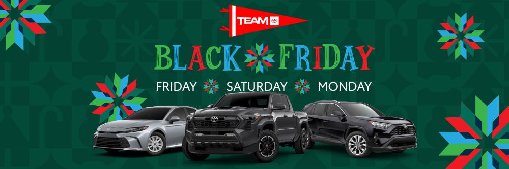 Black Friday Banners | Team Toyota of Glen Mills