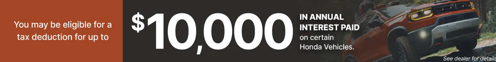 $10,000 on Annual Interest Paid