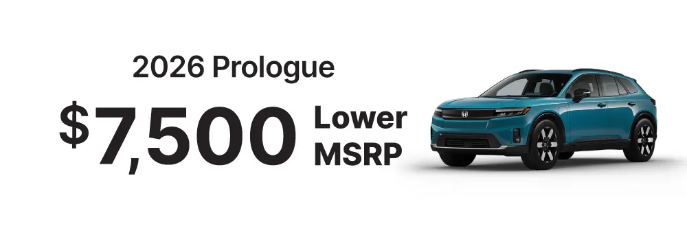 Prologue $7500 Lower MSRP | Tom Kadlec Honda