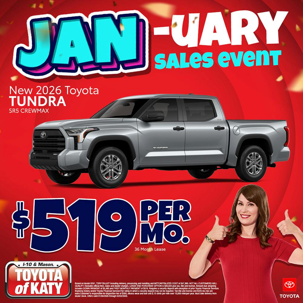 2026 Tundra January Sales Event
