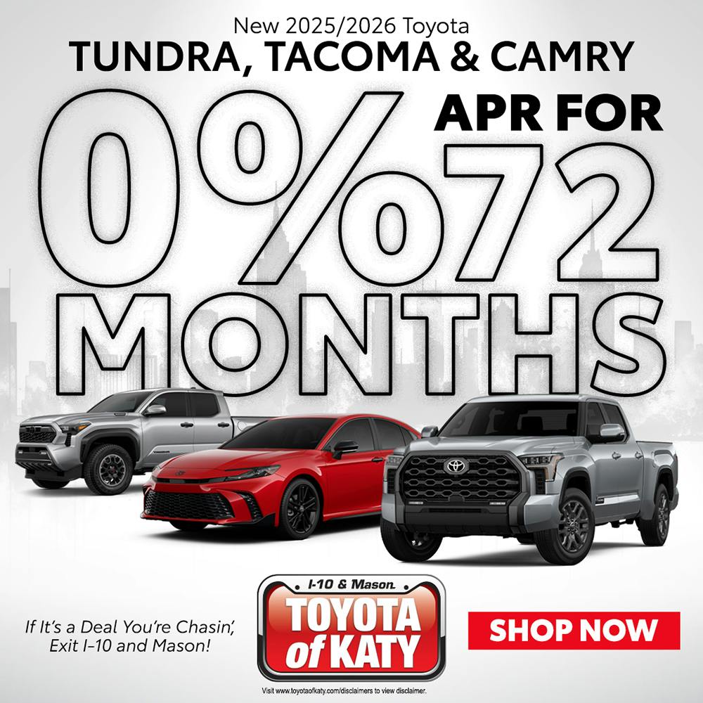 New 2025/2026 Toyota  TUNDRA, TACOMA & CAMRY