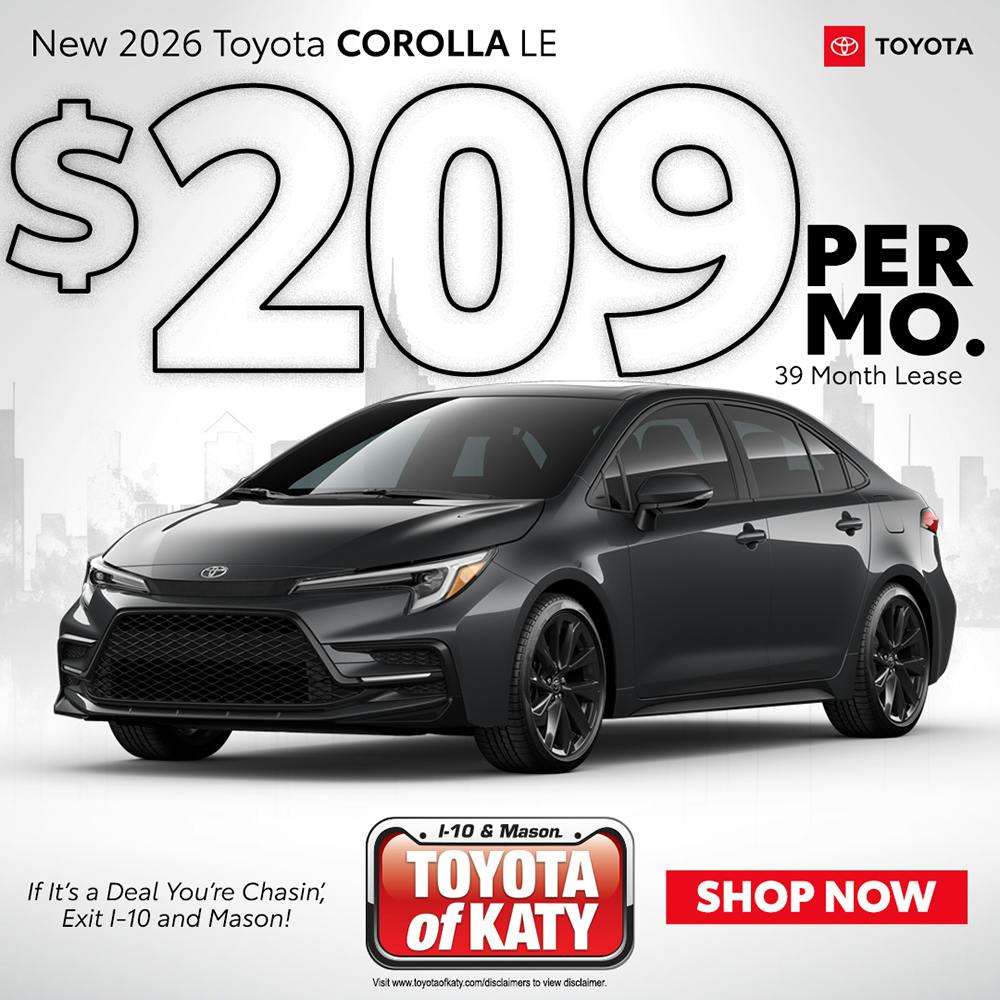 New 2026 Toyota COROLLA LE