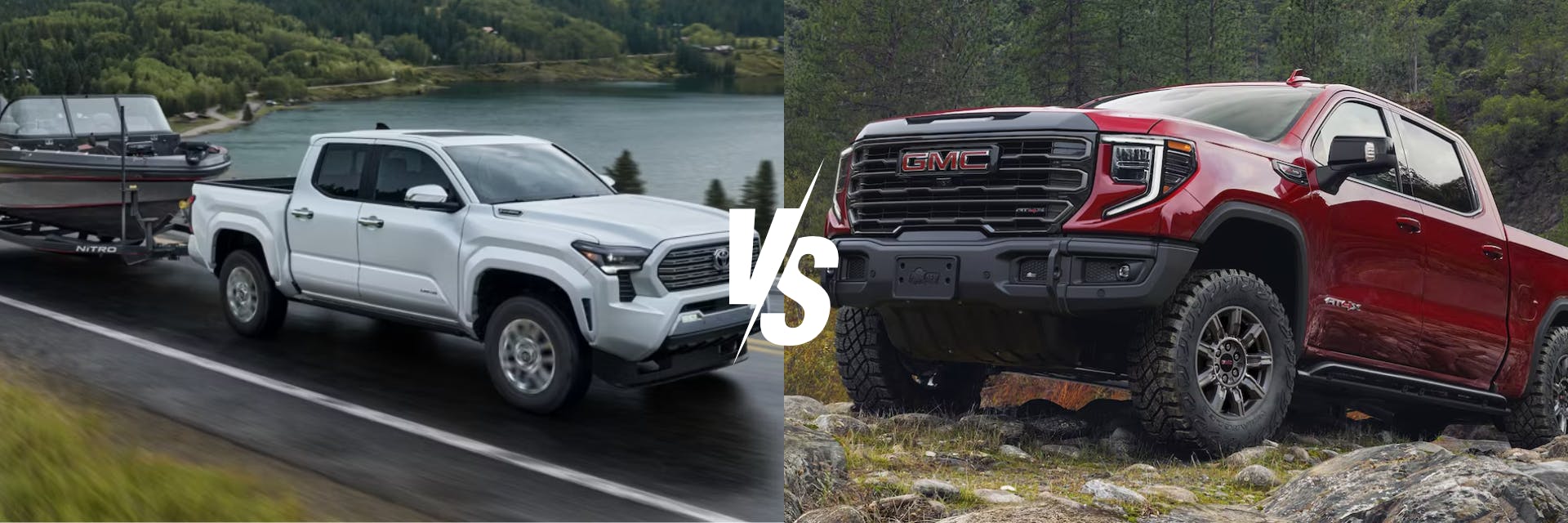 2024 Toyota Tacoma vs 2025 GMC Sierra