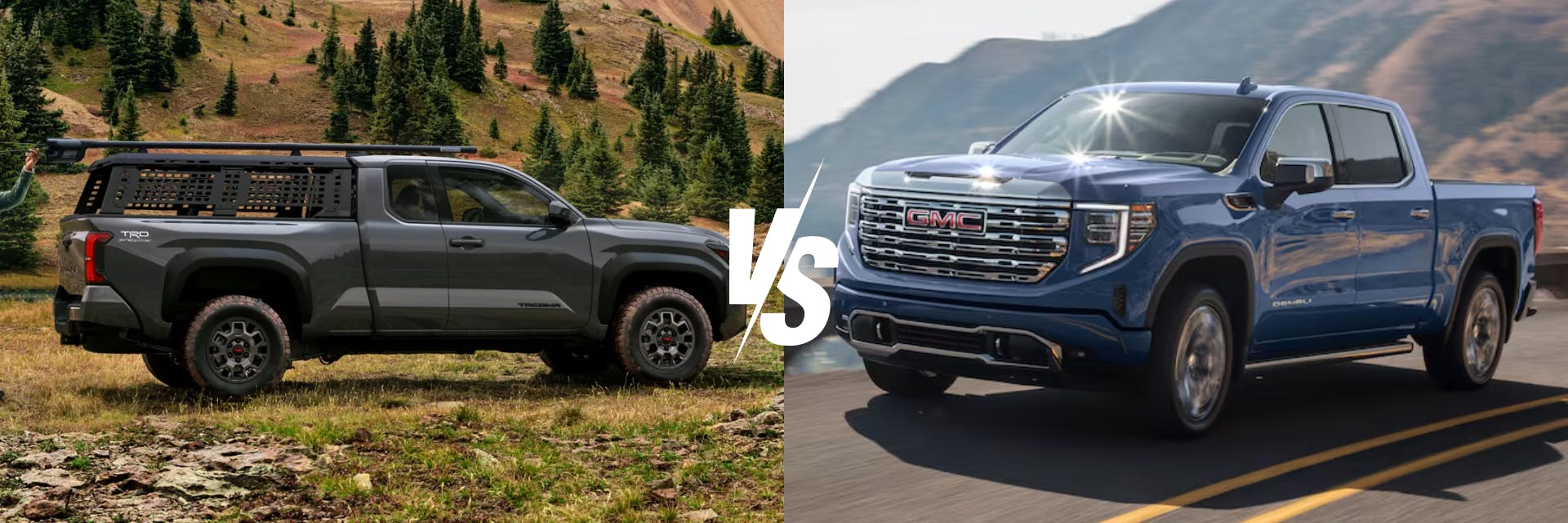 2024 Toyota Tacoma vs 2025 GMC Sierra