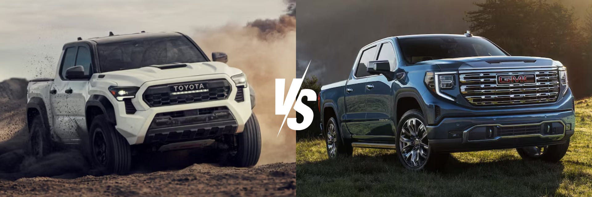 2024 Toyota Tacoma vs 2025 GMC Sierra