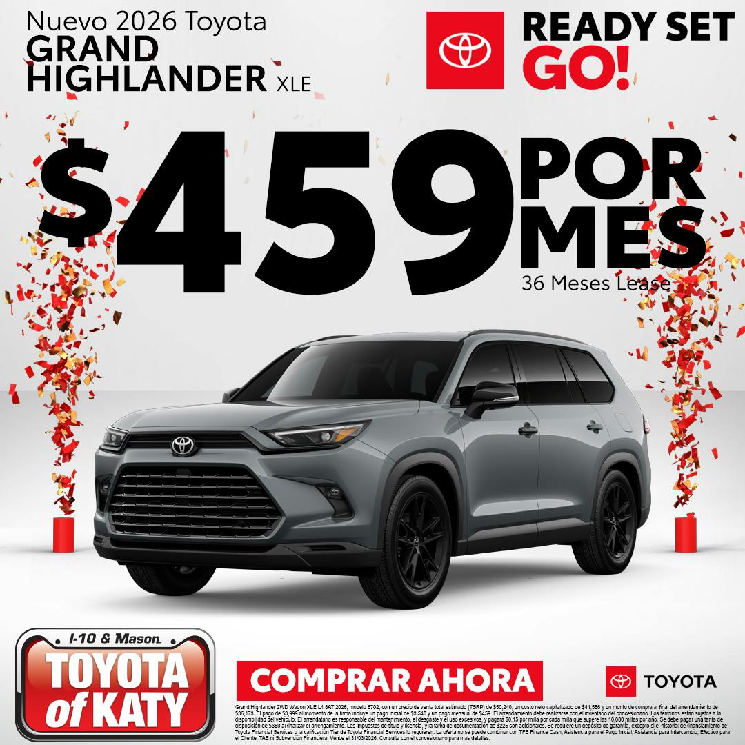 2026 Grand Highlander – $459 Por Mes