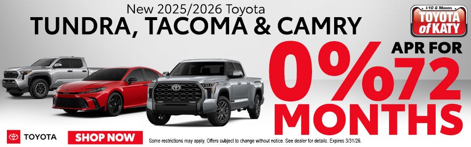 3.26.Home.0%.72mo | Toyota of Katy