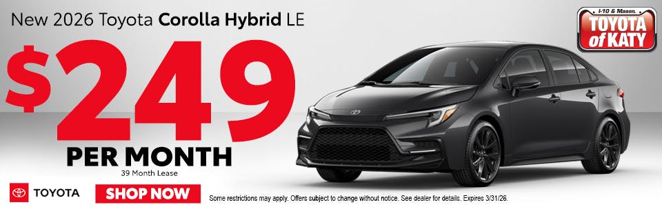 New 2026 Toyota Corolla | Toyota of Katy