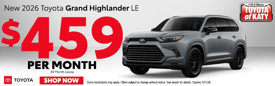 New 2026 Toyota Grand Highlander | Toyota of Katy